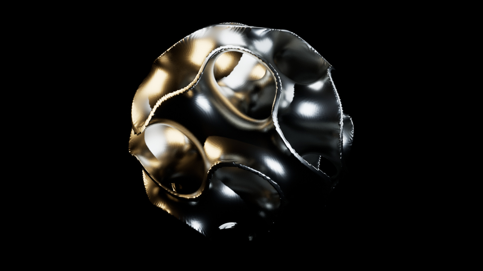 The metallic gyroid lattice